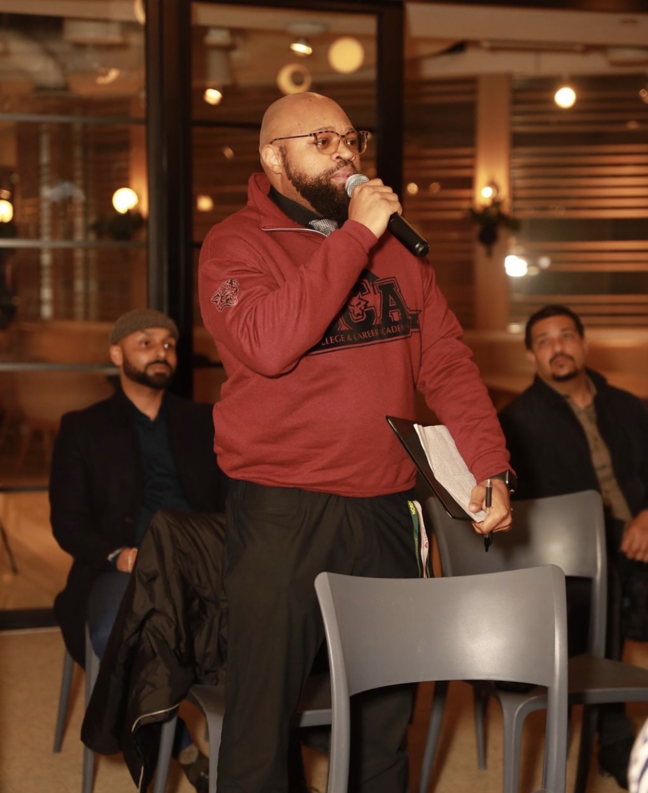 NOVA member speaking