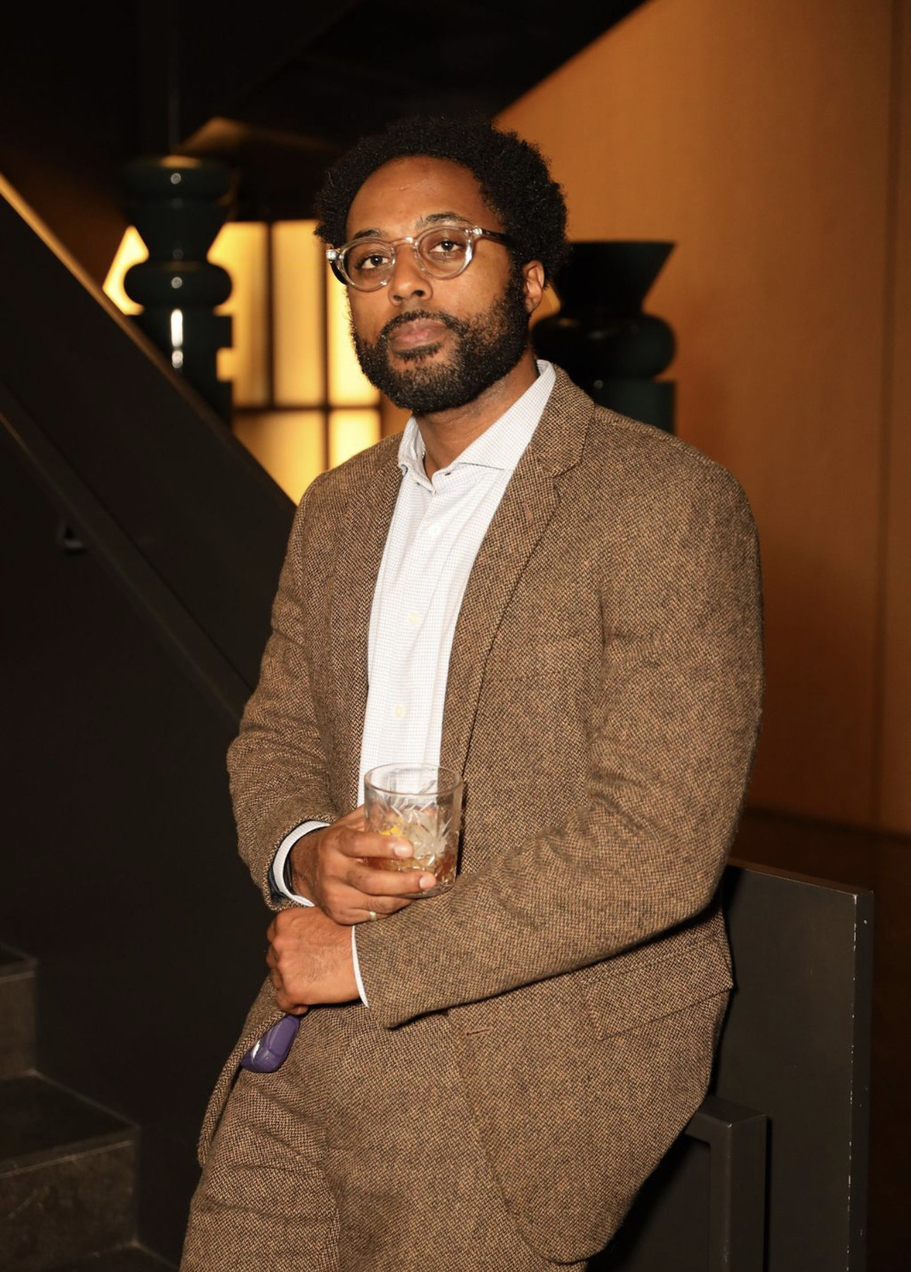 NOVA member at social event